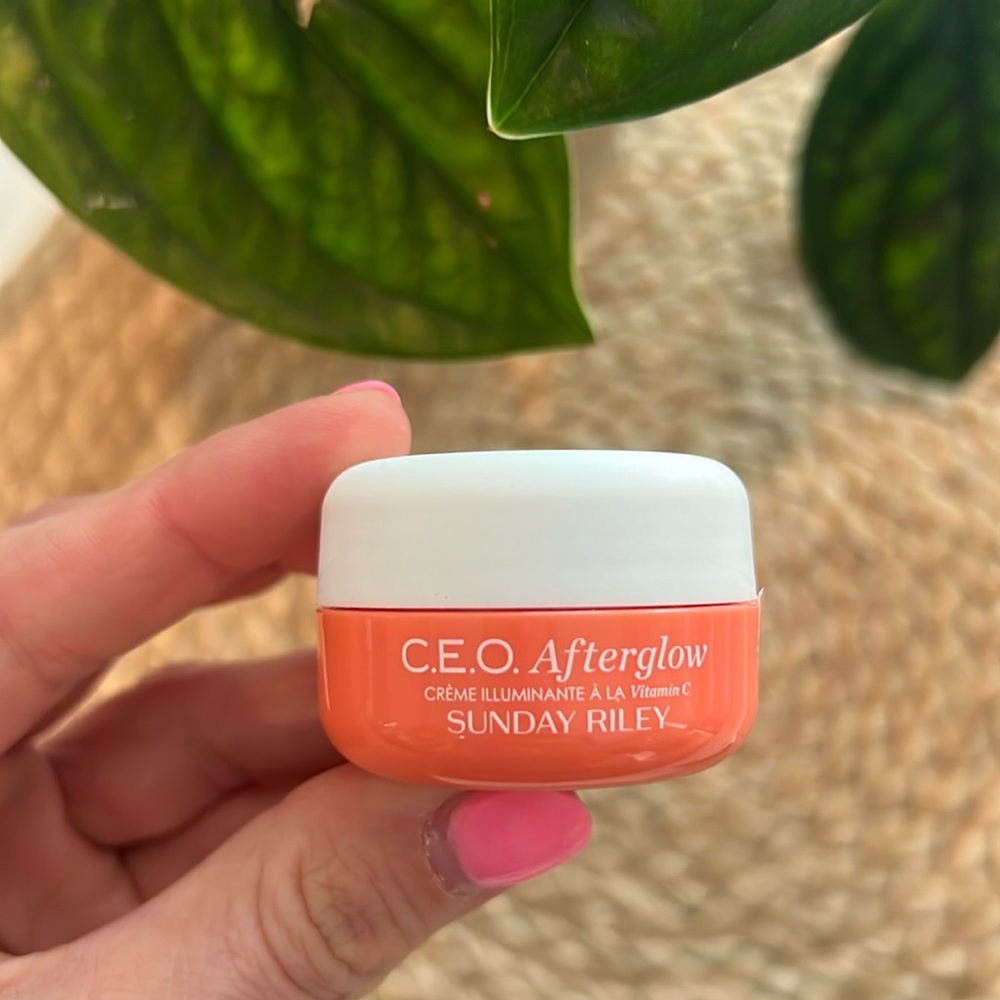 NEW SUNDAY RILEY C.E. O. AFTERGLOW BRIGHTENING VITAMIN C CREAM